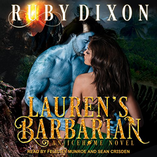 Book Cover Lauren's Barbarian: A SciFi Alien Romance: Icehome Series, Book 1