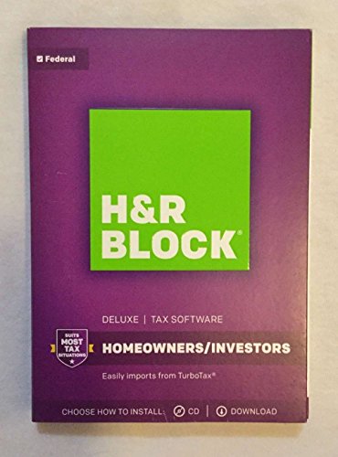 Book Cover H&R Block 1433600-17 Tax Software Deluxe 2017