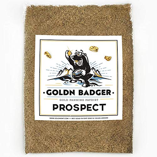 Goldn Badger Gold Paydirt ‘Prospect’ Panning Pay Dirt Bag – Gold Prospecting Concentrate