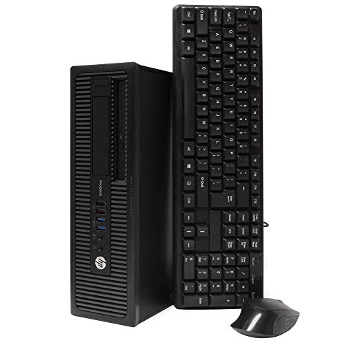 HP ProDesk 600 G1 SFF Slim Business Desktop Computer, Intel i5-4570 up to 3.60 GHz, 8GB RAM, 500GB HDD, DVD, USB 3.0, Windows 10 Pro 64 Bit (Renewed) (8GB RAM | 500GB HDD) (Renewed)