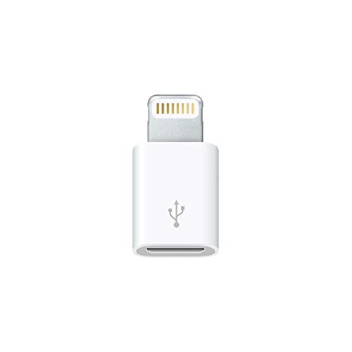 Apple Lightning to Micro USB Adapter Connector for iPhone, iPad, iPod (Renewed)