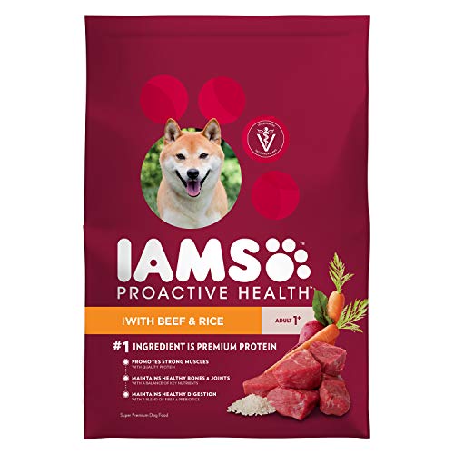 Iams Proactive Health Adult Dry Dog Food Beef And Rice, 15 Lb. Bag