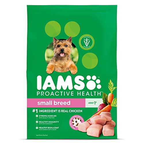 DISCONTINUED BY MANUFACTURER:IAMS PROACTIVE HEALTH Small & Toy Breed Adult Dry Dog Food for Small Dogs with Real Chicken, 3.3 lb. Bag