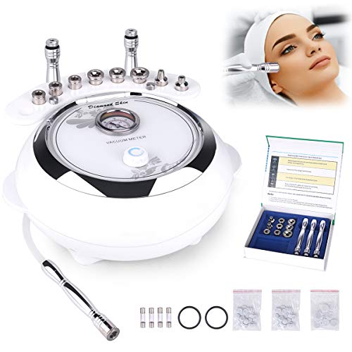Book Cover [Upgrade Version]3 in 1 Diamond Microdermabrasion Machine Big Suction, MYSWEETY Facial Care Salon Equipment for Personal Home Use (Suction Power: 65-68cmhg)