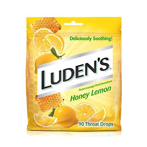 Ludens Throat Drops, Honey Lemon, 90 Drops