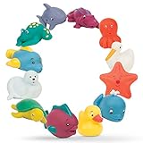 Battat – Bath Tub Squirters – Sea Animals Bundle – Water Squirt Animals – Bath & Beach Toys – 10 Months + – Sea Bath Buddies + Best Friends Bath Buddies
