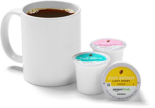 Book Cover AmazonFresh 60 Ct. Coffee Variety Pack, 3 Flavors, Keurig K-Cup Brewer Compatible