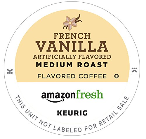AmazonFresh 80 Ct. K-Cups, French Vanilla Flavored Medium Roast, Keurig K-Cup Brewer Compatible