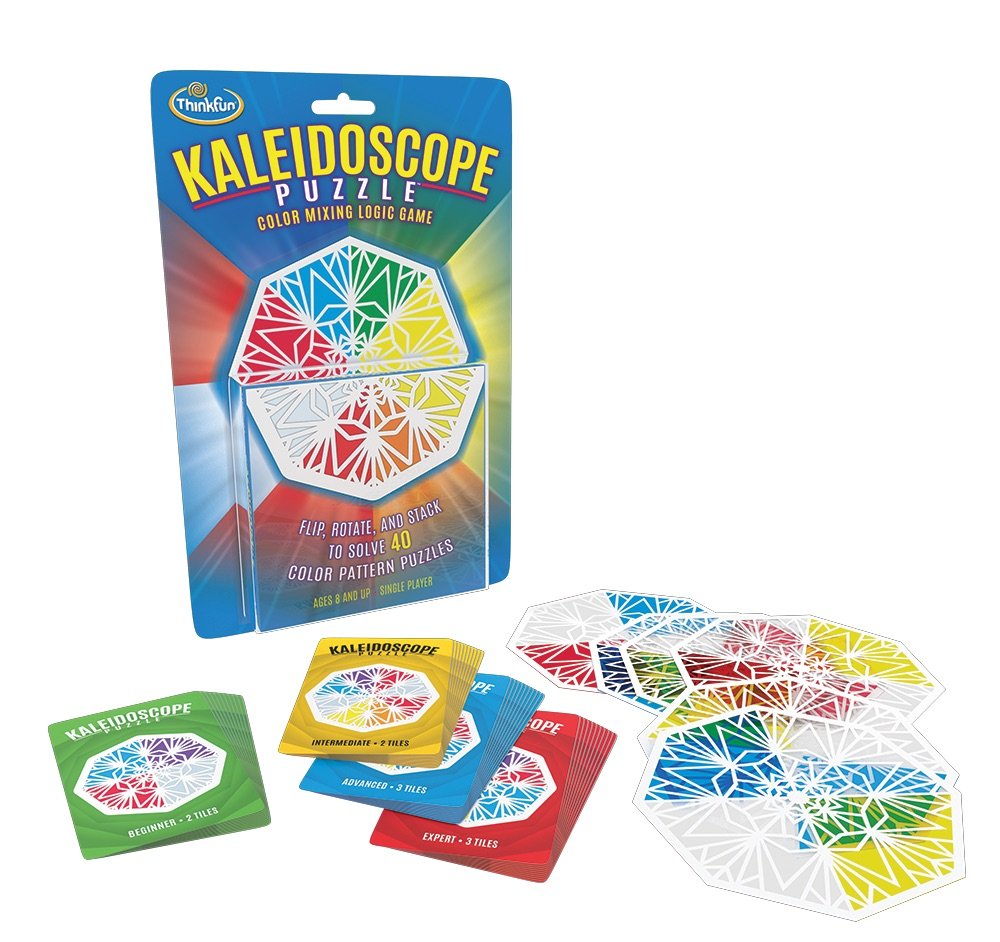 Book Cover ThinkFun Kaleidoscope Logic Puzzle - Innovative Logic Game Where You Mix Colors to Solve Puzzles For Age 8 and Up