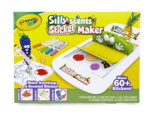 Book Cover Crayola Silly Scents Sticker Maker, Gift for Kids, Ages 6, 7, 8, 9