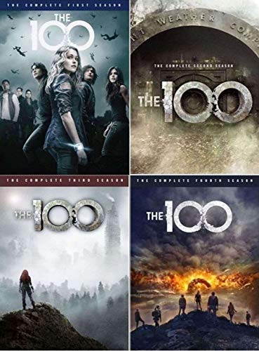 The 100 Complete Series Season 1-4 DVD Bundle (2014-2017 14-Disc)