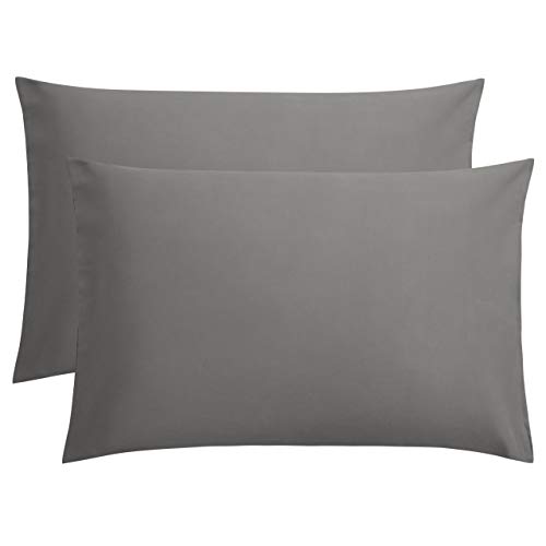 Book Cover FLXXIE 2 Pack Microfiber Pillowcases, Envelope Closure, Ultra Soft and Premium Quality, 20