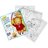 Crayola Color Wonder, Daniel Tiger's Neighborhood, 18 Mess Free Coloring Pages, Kids Indoor Activities at Home, Gift for Age 3, 4, 5, 6