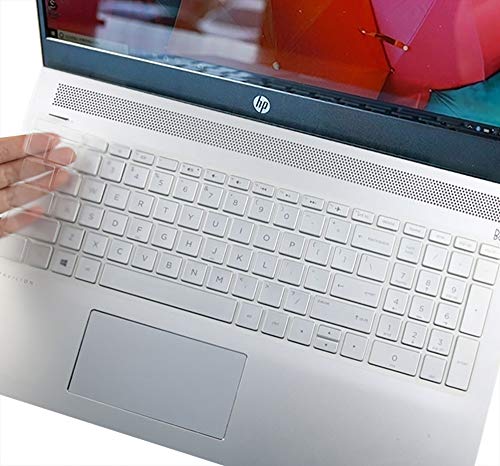 Premium TPU Keyboard Cover for 2019 2018 HP Envy x360 2-in-1 15.6" Touch-Screen Laptop/Newest HP Pavilion 15.6 Inch Series / 2019 HP Envy 17.3" Touch-Screen Laptop Protective Skin, TPU