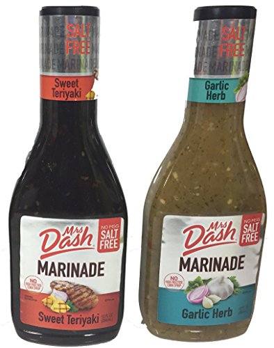 Book Cover Mrs. Dash Marinade Salt-Free Pack of 2 Variety Pack 12oz
