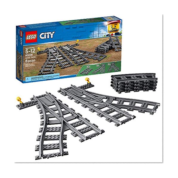 Book Cover LEGO City Switch Tracks 60238 Building Kit (6 Piece)