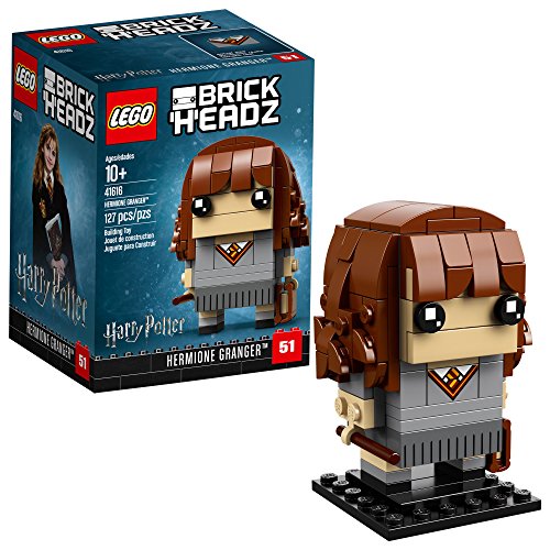 Book Cover LEGO BrickHeadz Hermione Granger Building Kit, 127 Piece, Multicolor