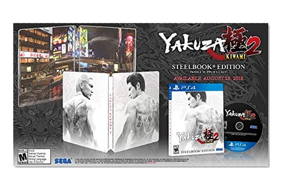Book Cover Yakuza Kiwami 2: SteelBook Edition - PlayStation 4