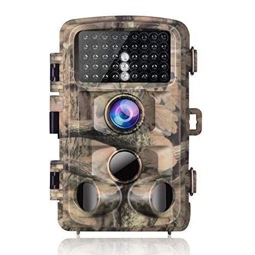 Book Cover Campark Trail Game Camera 14MP 1080P Waterproof Hunting Scouting Cam for Wildlife Monitoring with 120°Detecting Range Motion Activated Night Vision 2.4