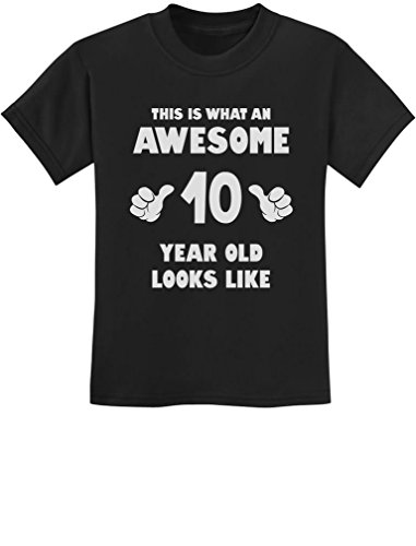 Book Cover TeeStars - This is What an Awesome 10 Year Old Looks Like Youth Kids T-Shirt