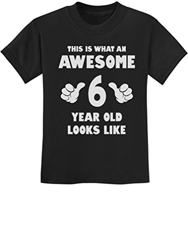 TeeStars - This is What an Awesome 6 Year Old Looks Like Youth Kids T-Shirt