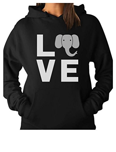 TeeStars - Love Elephants Be Kind to Elephants Animal Lover Women Hoodie