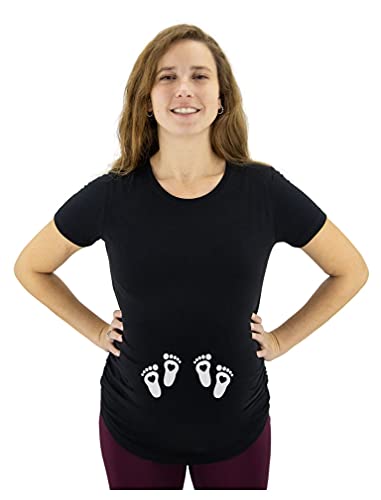 Pregnancy Announcement Shirts Women Funny Maternity Pregnant Mom T-Shirt