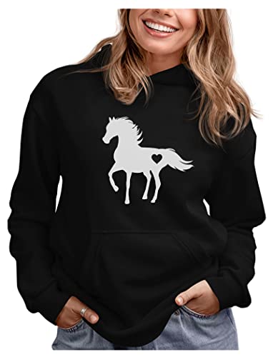 Tstars Horse Gifts Hoodies for Women Teen Girls Equestrian Horses Sweatshirt Hoodie