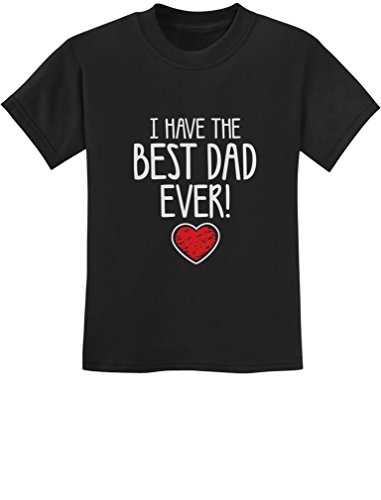 Tstars Best Dad Ever Daddy is My Superhero Youth & Toddler Kids Father's Day Shirt
