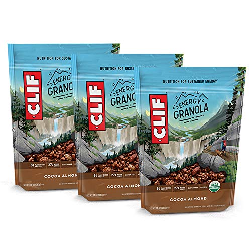 Clif Bar Organic Gluten Free Granola - Cocoa Almond - (10 Ounce Bag, 3 Count)