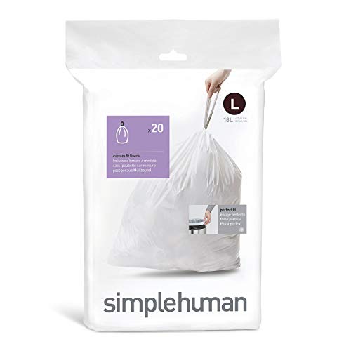 Book Cover simplehuman CW0405 Trash can Liner, 4.8 Gallon