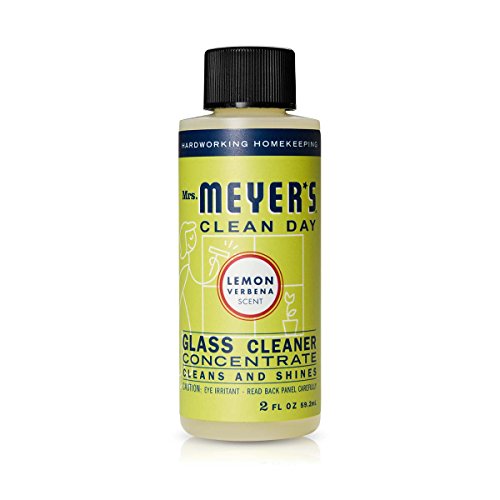 Mrs. Meyer's Glass Cleaner Concentrate Lemon Verbena, 2 OZ, ( 2- Pack )