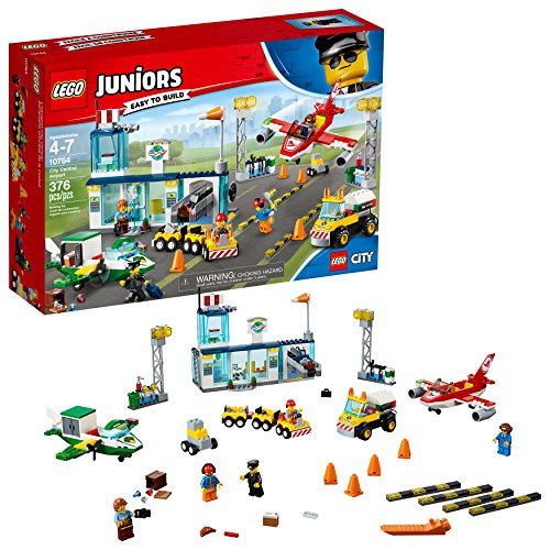 LEGO Juniors City Central Airport 10764 Building Kit (376 Pieces) (Discontinued by Manufacturer)