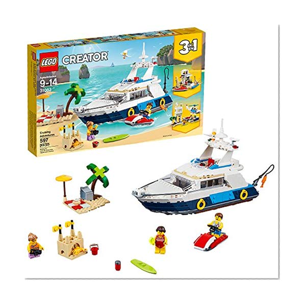 Book Cover LEGO Creator 3in1 Cruising Adventures 31083 Building Kit (597 Piece)