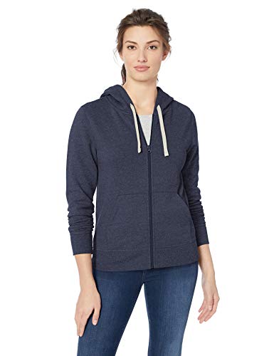 Amazon Essentials Women's French Terry Fleece Full-Zip Hoodie