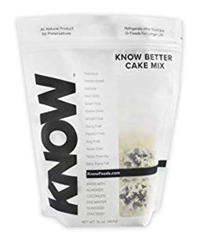 KNOW Foods- KNOW Better Muffin & Cake Mix with Chocolate Chips, Original All Purpose Baking Mix, Keto, Paleo, Grain Free, Gluten Free, 16oz Bag