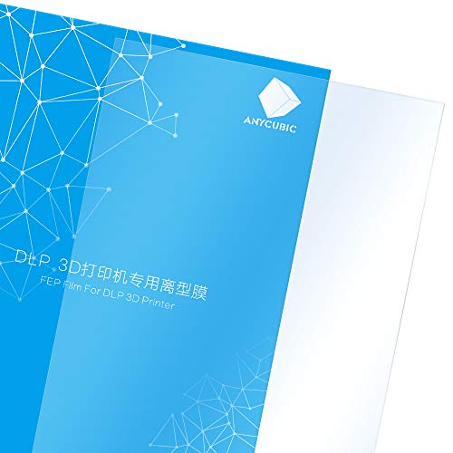ANYCUBIC FEP Film for DLP PHOTON Printer Teflon Film 0.15mm High Transmittance Strength (200 x 140 x 0.15mm)