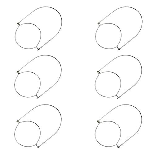 Decorman Stainless Steel Wire Handles (Handle-Ease) Mason Jar Hanger, Canning Jars Hanger, Ball Pint Jar, Jar Hanging Hook for Regular Mouth Mason, Silver