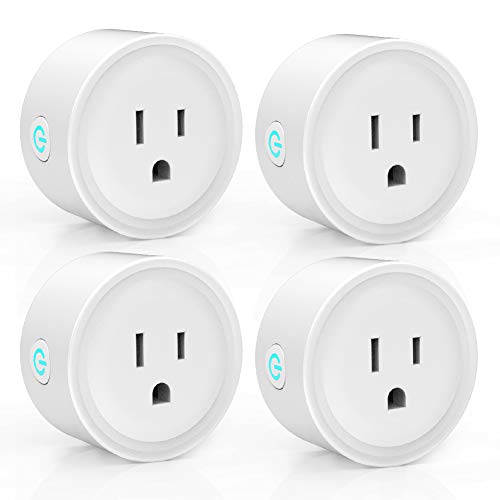 Book Cover Smart Plug Wi-Fi Outlets, Electrical Outlet 4 Pack Remote Control ON/OFF/Timer Switch by Avatar Controls, Compatible with Alexa/Google Home/IFTTT, ETL Listed