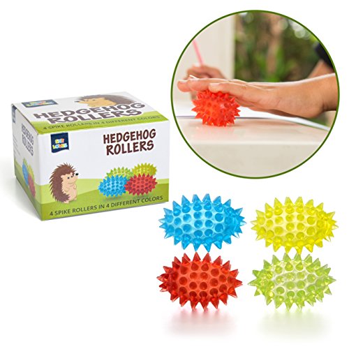 Book Cover Pick A Toy Sensory Spiky Rollers Set: 4-Pack Egg-Shaped Stress Relief Toys in Gift Box| Eco- Friendly BPA/Latex-Free Fidget Toy to Boost Focus in Kids & Adults| Great Gifting Idea Tactile Toy