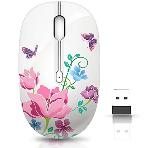Wireless Mouse with Nano Receiver for PC, Laptop, Notebook, Computer, Macbook.