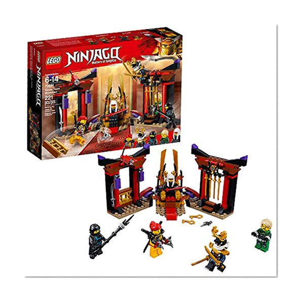 Book Cover LEGO NINJAGO Masters of Spinjitzu: Throne Room Showdown 70651 Building Kit (221 Piece)