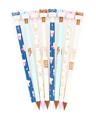 SKKSTATIONERY Mechanical Pencils 8 PCS, Cute Cartoon Mechanical Pencils, MP7047-B