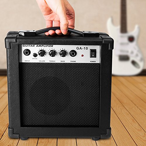 Book Cover Luvay 10 Watt Electric Guitar Amplifier, with Back Support - Stand