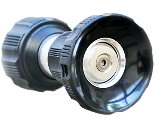 Original Ultimate Hose Nozzle Fireman Style High Pressure Power Washer - Perfect Sprayer for Car Wash/Garden Lawn/ Patio Cleaning/ Heavy Duty Brass Design 3 Spray Settings Extreme Power Water Sprayer