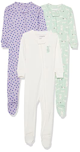 Amazon Essentials Toddler and Baby Zip-Front Footed Sleeper