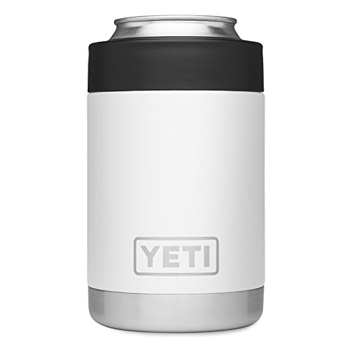 Book Cover YETI Rambler Stainless Steel Vacuum Insulated Colster, White