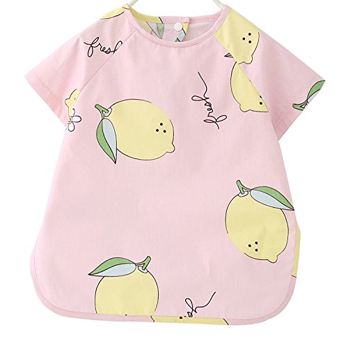 F&C Toddler Baby Short sleeve Waterproof Sleeved Bib