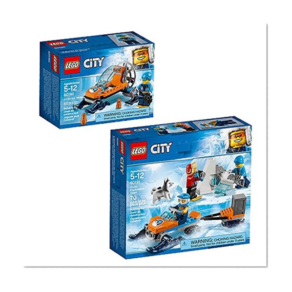 Book Cover LEGO City Arctic City Arctic Expedition Building Kit, Multicolor