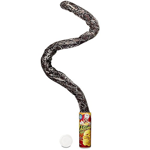IUUWTMV Funny Magic Potato Chip Cans Snake Scary Fries Toys April Fool Day Halloween Party Decoration Fun Toys Prank Toy â€¦